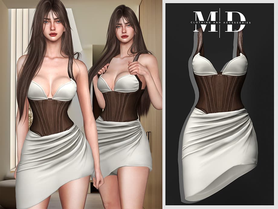 Платье Simple corset dress